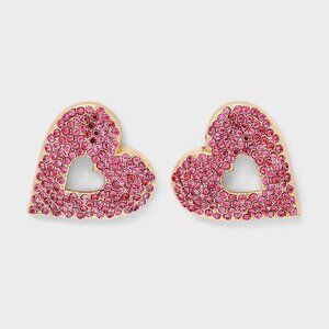 SUGARFIX By BaubleBar Open Heart Earrings